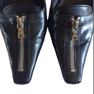 Gianni Bini Zipper Mules 10